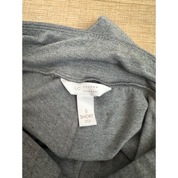 Lauren Conrad Womens Stretch Leggings 2-Pack Gray & Navy Size S Short - Picture 4 of 6